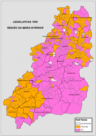 BEIRA INTERIOR: LEGISLATIVAS 1999